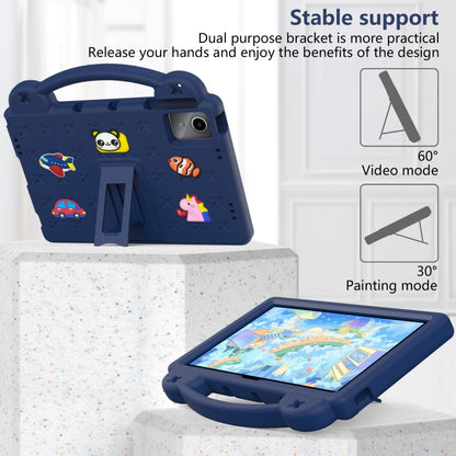 For DOOGEE T30 Pro 11 2023 Handle Kickstand Children EVA Shockproof Tablet Case(Navy Blue) - Others by PMC Jewellery | Online Shopping South Africa | PMC Jewellery | Buy Now Pay Later Mobicred