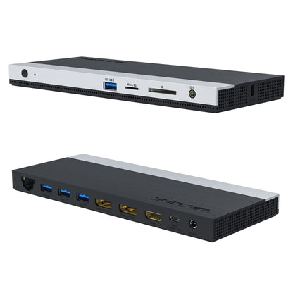 WAVLINK WL-UMD01 USB3.0 Splitter Docking Station Gigabit Ethernet / DP / HD Cable Converter(AU Plug) - USB 3.0 HUB by WAVLINK | Online Shopping South Africa | PMC Jewellery | Buy Now Pay Later Mobicred