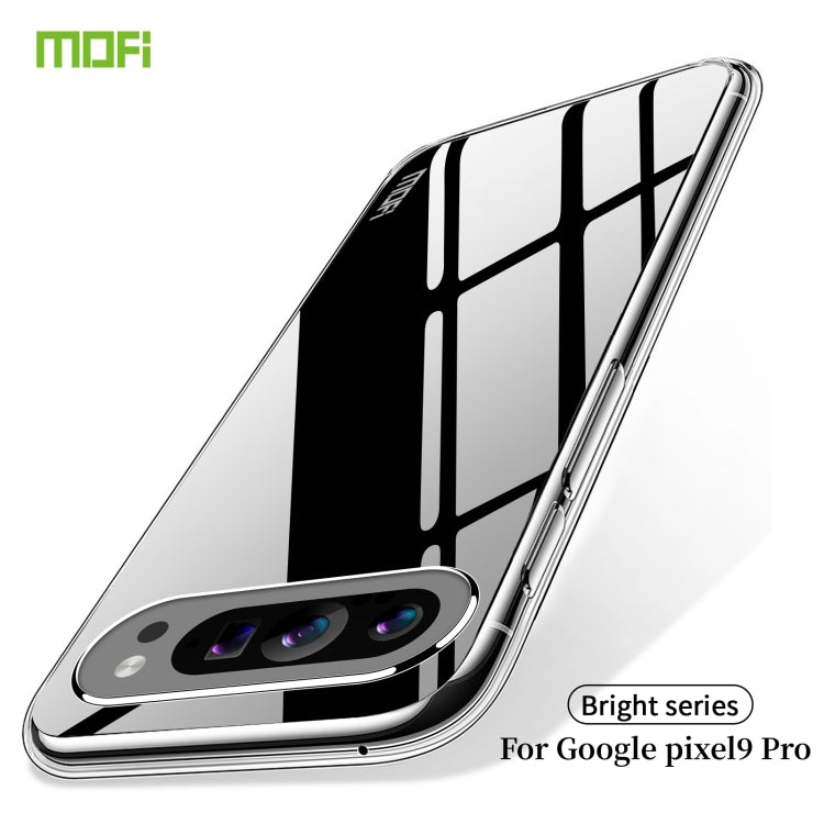 For Google Pixel 9 Pro MOFI Ming Series Transparent Ultra-thin TPU Phone Case(Transparent) - Google Cases by MOFI | Online Shopping South Africa | PMC Jewellery