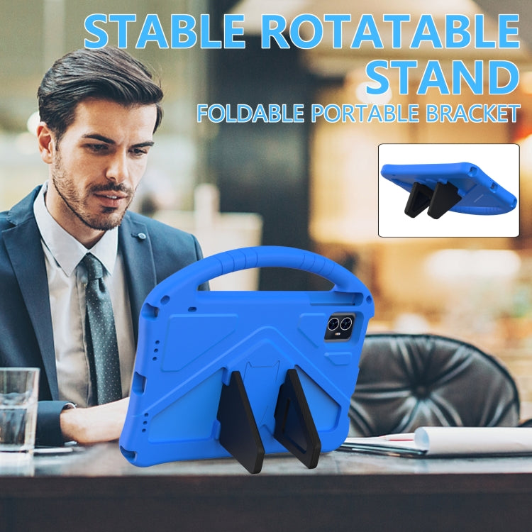 For Teclast M50 HD 10.1 / M50 Pro EVA Shockproof Tablet Case with Holder(Blue) - Others by PMC TechLife | Online Shopping South Africa | PMC TechLife | Buy Now Pay Later Mobicred