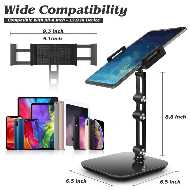 NS-06B 360 Degree Rotating Foldable Desktop Tablet Phone Holder - Stand by PMC Jewellery | Online Shopping South Africa | PMC Jewellery | Buy Now Pay Later Mobicred