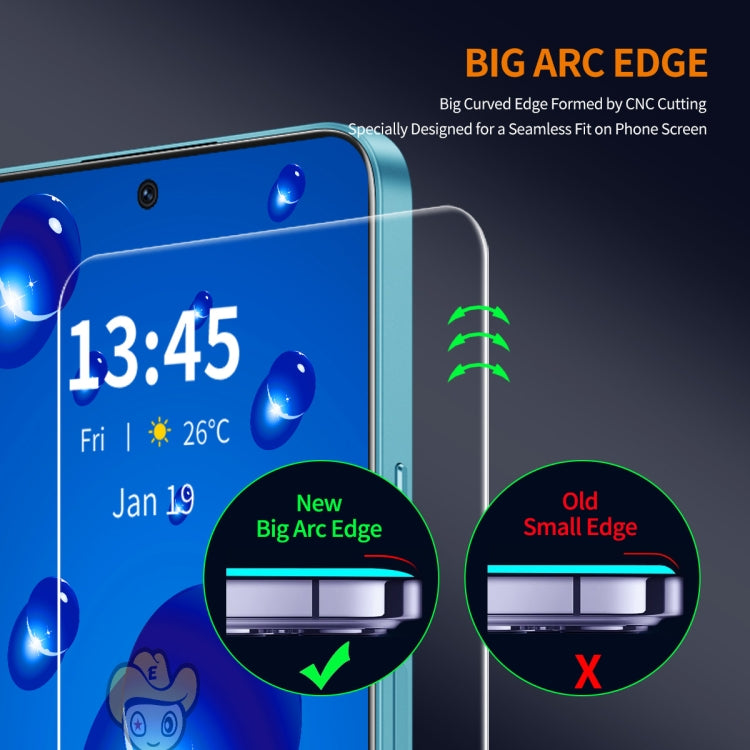 For Huawei Pura 70 10pcs ENKAY 9H Big Arc Edge High Aluminum-silicon Tempered Glass Film - Huawei Tempered Glass by ENKAY | Online Shopping South Africa | PMC Jewellery | Buy Now Pay Later Mobicred