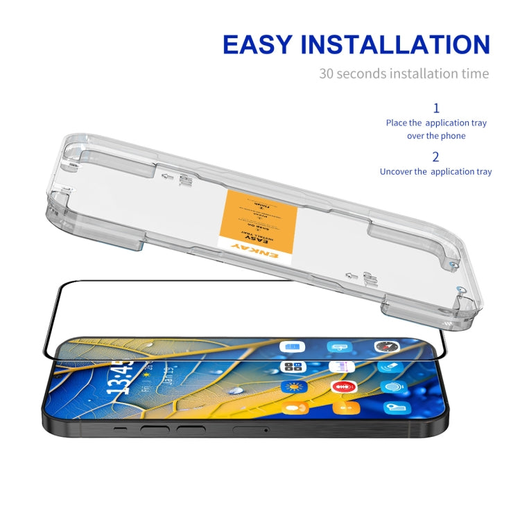 For Samsung Galaxy S24 FE 5G ENKAY Easy Install High Alumina Silicon Full Glass Film - Galaxy S24 FE 5G Tempered Glass by ENKAY | Online Shopping South Africa | PMC Jewellery | Buy Now Pay Later Mobicred