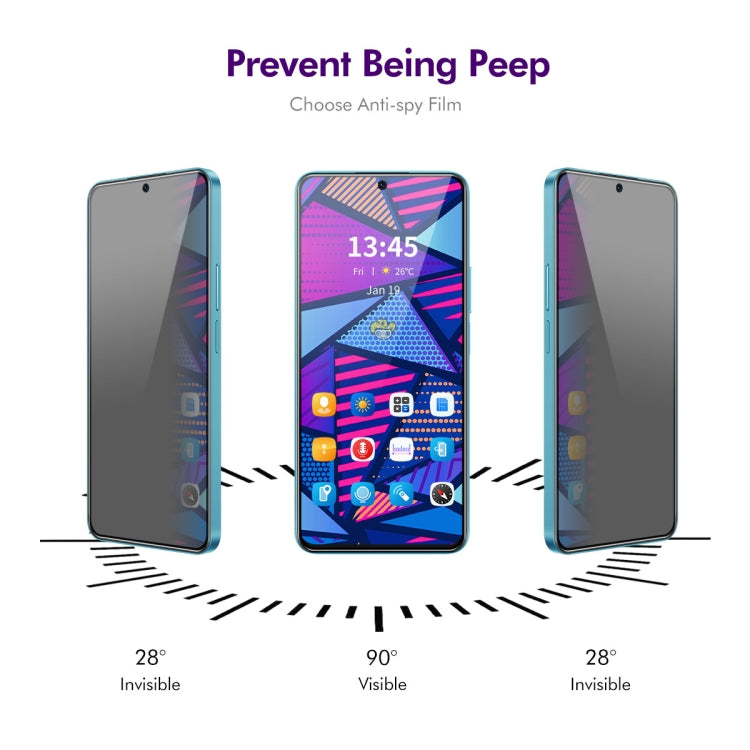 For Motorola Moto G Play 2024 5pcs ENKAY Hat-Prince 28 Degree Anti-peeping Privacy Tempered Glass Film - Motorola Tempered Glass by ENKAY | Online Shopping South Africa | PMC Jewellery | Buy Now Pay Later Mobicred