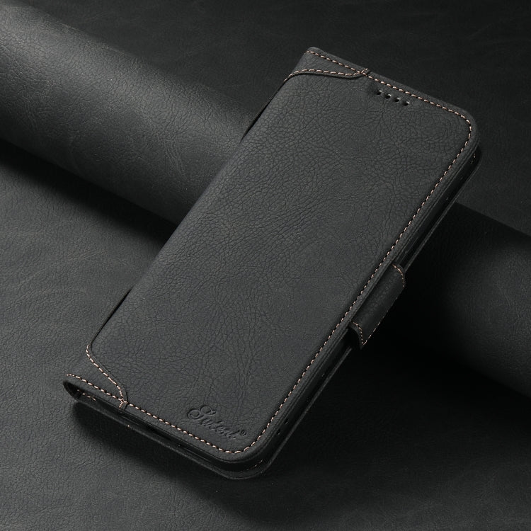 For iPhone 15 Plus SUTENI J07 Multifunctional Horizontal Flip Magsafe Leather Phone Case(Black) - iPhone 15 Plus Cases by Suteni | Online Shopping South Africa | PMC Jewellery | Buy Now Pay Later Mobicred