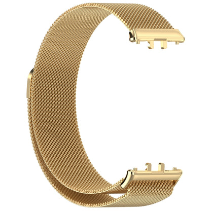 For Samsung Galaxy Fit 3 Milanese Metal Steel Mesh Watch Band(Gold) - Watch Bands by PMC Jewellery | Online Shopping South Africa | PMC Jewellery