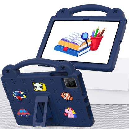 For Blackview Oscal Pad 15 2023 10.36/Tab 11 Handle Kickstand Children EVA Shockproof Tablet Case(Navy Blue) - Others by PMC Jewellery | Online Shopping South Africa | PMC Jewellery | Buy Now Pay Later Mobicred