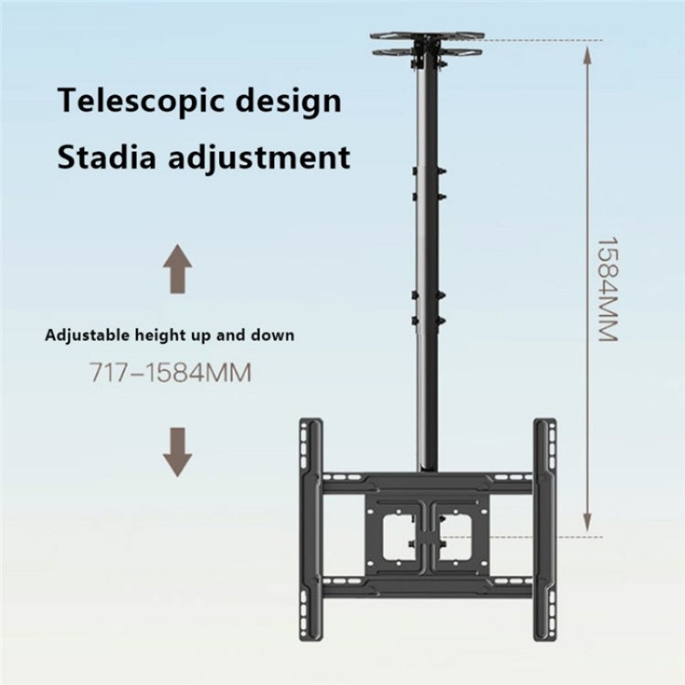 NB T560-15 Telescopic TV Hanger 32-65 inch LCD Television Ceiling Bracket - TV Brackets & Mounts by PMC Jewellery | Online Shopping South Africa | PMC Jewellery | Buy Now Pay Later Mobicred