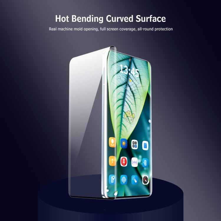 For Realme 12 Pro / 12 Pro+ ENKAY Easy Install Hot Bending Full Coverage Side Glue Tempered Glass Film - Realme Tempered Glass by ENKAY | Online Shopping South Africa | PMC Jewellery | Buy Now Pay Later Mobicred