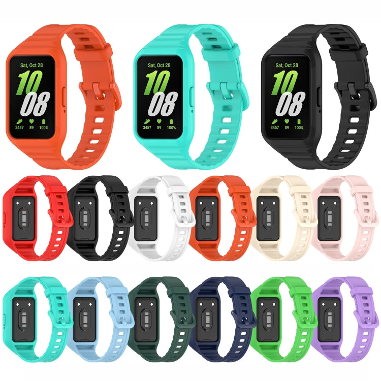 For Samsung Galaxy Fit 3 Integrated TPU Watch Band(Dark Blue) - Watch Bands by PMC TechLife | Online Shopping South Africa | PMC TechLife