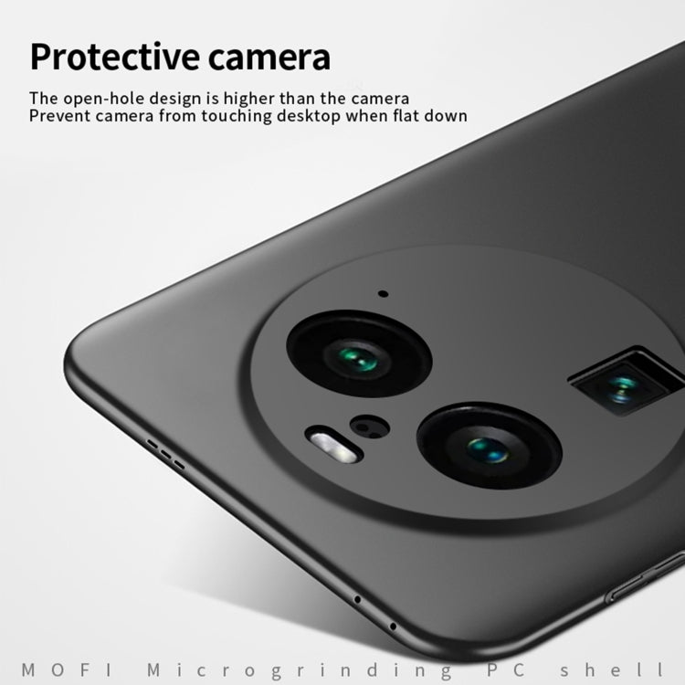 For OPPO Find X6 MOFI Micro-Frosted PC Ultra-thin Hard Phone Case(Black) - OPPO Cases by MOFI | Online Shopping South Africa | PMC TechLife | Buy Now Pay Later Mobicred