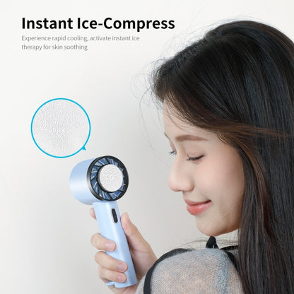 ENKAY Hat-Prince Handheld Mini Portable Cold Compress Cooling Fan(White) - Electric Fans by ENKAY | Online Shopping South Africa | PMC Jewellery | Buy Now Pay Later Mobicred