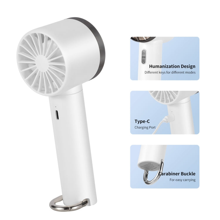 ENKAY Hat-Prince Handheld Mini Portable Cold Compress Cooling Fan(White) - Electric Fans by ENKAY | Online Shopping South Africa | PMC Jewellery | Buy Now Pay Later Mobicred