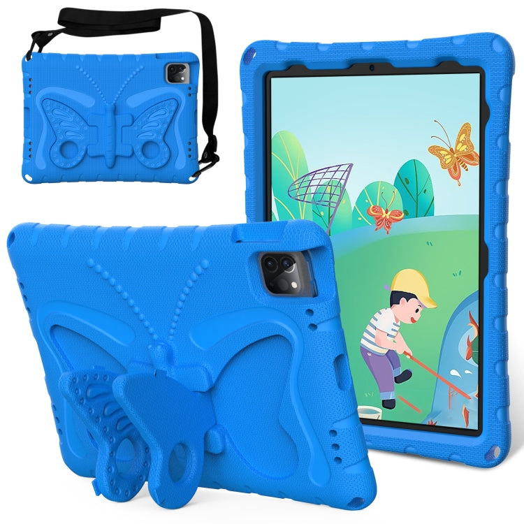 For iPad Pro 11 2024 Butterfly Bracket EVA Shockproof Tablet Case(Blue) - iPad Pro 11 2024 Cases by PMC Jewellery | Online Shopping South Africa | PMC Jewellery | Buy Now Pay Later Mobicred