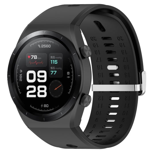 For Xiaomi Watch H1 Blood Pressure Watch Silicone Watch Band(Black) - Watch Bands by PMC Jewellery | Online Shopping South Africa | PMC Jewellery