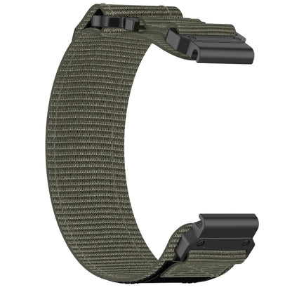 For Garmin MARQ Commander 22mm Nylon Hook And Loop Fastener Watch Band(Grey) - Watch Bands by PMC Jewellery | Online Shopping South Africa | PMC Jewellery
