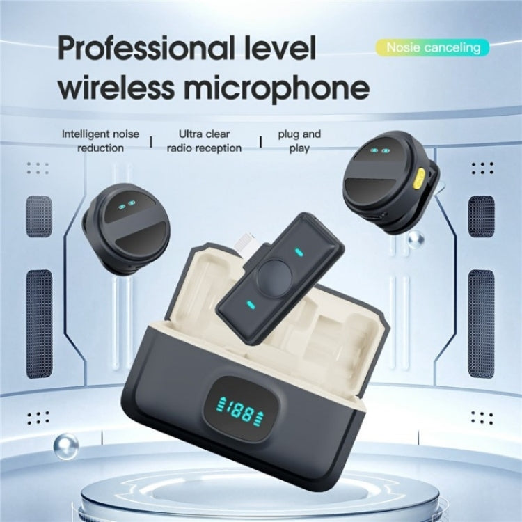SX21 8 Pin Port 2.4G Smart Noise Reduction Lavalier Wireless Microphone - free shipping - PMC TechLife - Order now!