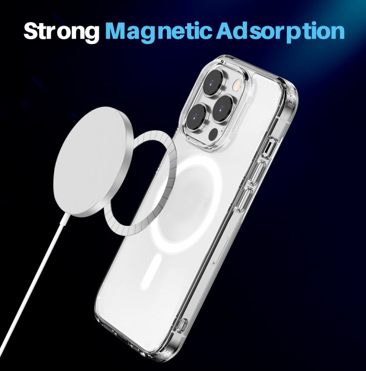 For iPhone 15 Pro Max NORTHJO 3 in 1 Magsafe Clear Phone Case with Screen Film + Rear Lens Film - iPhone 15 Pro Max Cases by NORTHJO | Online Shopping South Africa | PMC Jewellery | Buy Now Pay Later Mobicred