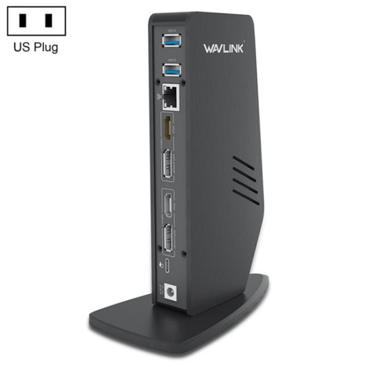 WAVLINK WL-UG69DK5 Laptop Dual 5K / 4K 60Hz Monitor Adapter USB 3.0 Docking Station, Plug:US Plug - Cable & Adapters by WAVLINK | Online Shopping South Africa | PMC Jewellery | Buy Now Pay Later Mobicred