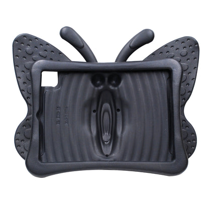 For iPad Air 11 2024 Butterfly Bracket Kids EVA Shockproof Tablet Case(Black) - iPad Air 11 2024 Cases by PMC Jewellery | Online Shopping South Africa | PMC Jewellery | Buy Now Pay Later Mobicred