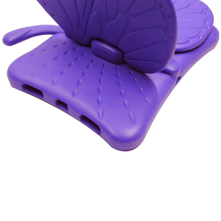 For iPad Air 11 2024 Butterfly Bracket Kids EVA Shockproof Tablet Case(Purple) - iPad Air 11 2024 Cases by PMC Jewellery | Online Shopping South Africa | PMC Jewellery | Buy Now Pay Later Mobicred