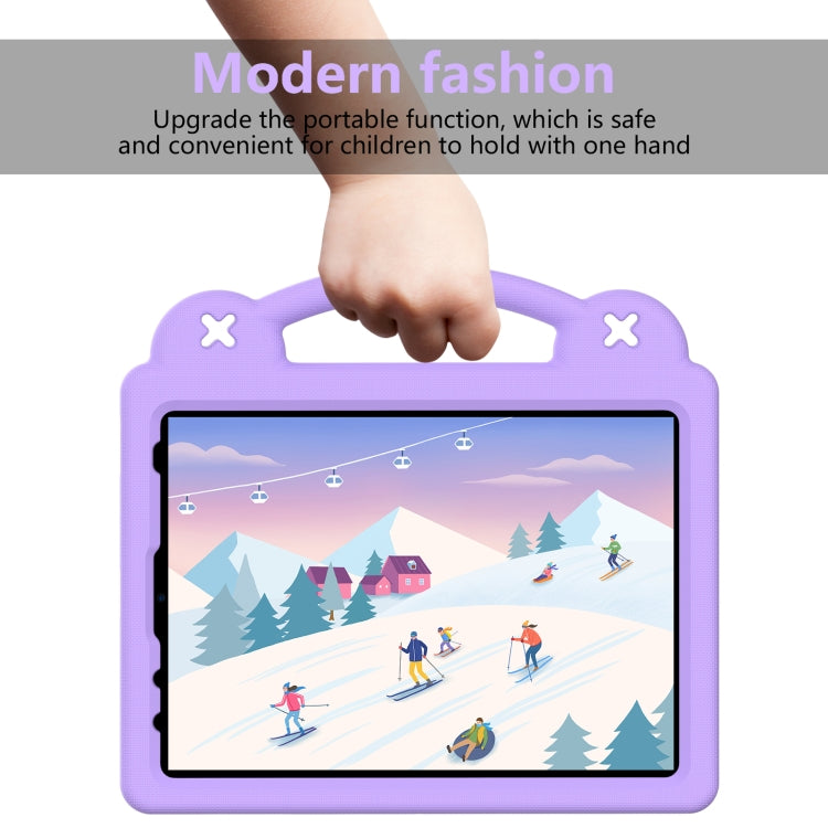 For iPad Air 11 2024 Handle Kickstand Children EVA Shockproof Tablet Case(Light Purple) - iPad Air 11 2024 Cases by PMC Jewellery | Online Shopping South Africa | PMC Jewellery | Buy Now Pay Later Mobicred