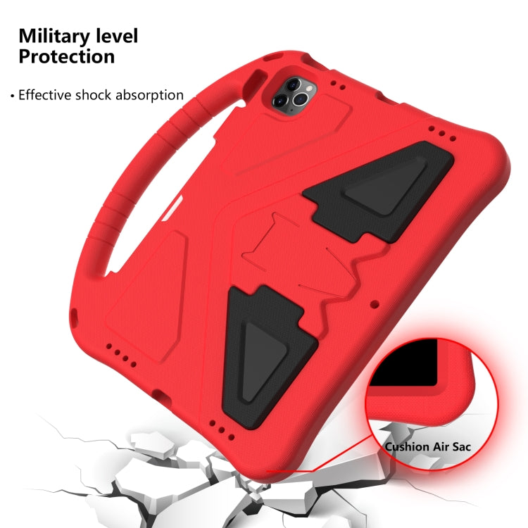 For iPad Pro 11 2024 EVA Shockproof Tablet Case with Holder(Red) - iPad Pro 11 2024 Cases by PMC TechLife | Online Shopping South Africa | PMC TechLife | Buy Now Pay Later Mobicred