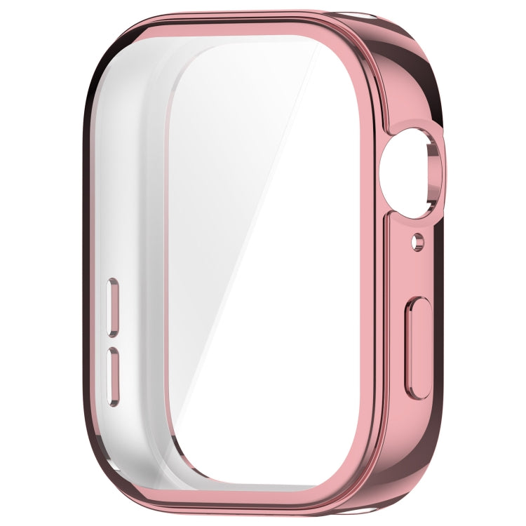 For Huawei Watch Fit 3 Full Coverage TPU Electroplated Watch Protective Case(Pink) - Watch Cases by PMC Jewellery | Online Shopping South Africa | PMC Jewellery | Buy Now Pay Later Mobicred