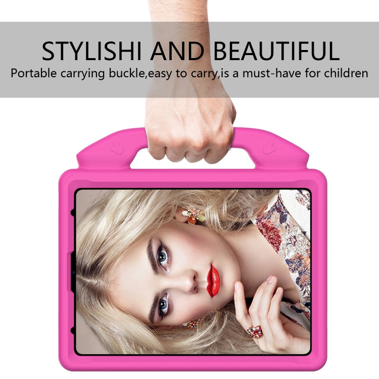 For iPad Pro 11 2024 Children EVA Shockproof Tablet Case with Thumb Bracket(RoseRed) - iPad Pro 11 2024 Cases by PMC Jewellery | Online Shopping South Africa | PMC Jewellery | Buy Now Pay Later Mobicred