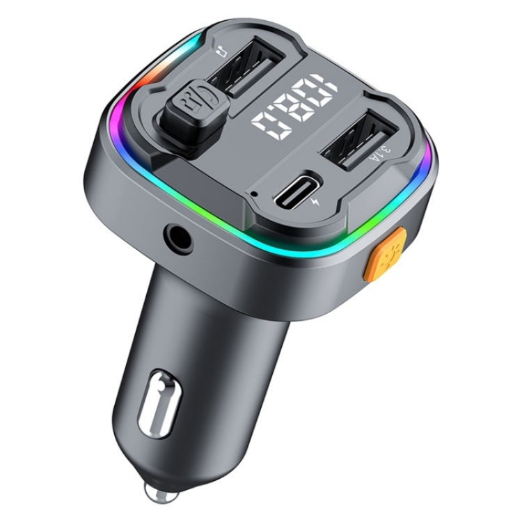 C3 Dual USB Car Charger Bluetooth Hands-free Call Adapter FM Transmitter Car MP3 Music Player - Car Charger by PMC Jewellery | Online Shopping South Africa | PMC Jewellery | Buy Now Pay Later Mobicred