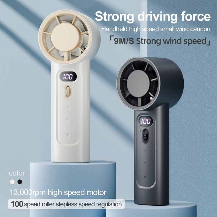 FC1 100 Wind Speed Levels Summer Cooler Desktop Fan Turbine Handheld Fan(White) - Electric Fans by PMC Jewellery | Online Shopping South Africa | PMC Jewellery | Buy Now Pay Later Mobicred