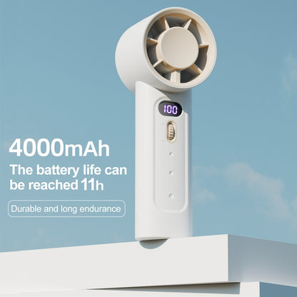 FC1 100 Wind Speed Levels Summer Cooler Desktop Fan Turbine Handheld Fan(White) - Electric Fans by PMC Jewellery | Online Shopping South Africa | PMC Jewellery | Buy Now Pay Later Mobicred