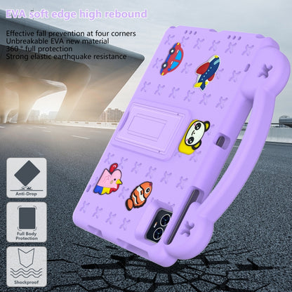 For Blackview Tab 80 10.1 2023 Handle Kickstand Children EVA Shockproof Tablet Case(Light Purple) - Others by PMC Jewellery | Online Shopping South Africa | PMC Jewellery | Buy Now Pay Later Mobicred