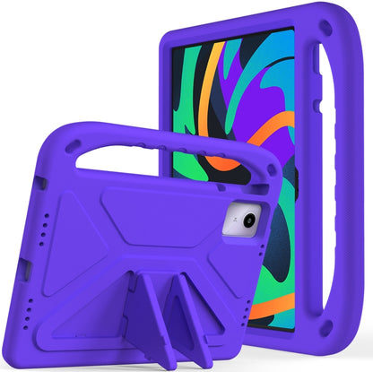 For iPad Pro 13 2024 Handle EVA Shockproof Tablet Case with Holder(Purple) - iPad Pro 13 2024 Cases by PMC Jewellery | Online Shopping South Africa | PMC Jewellery | Buy Now Pay Later Mobicred