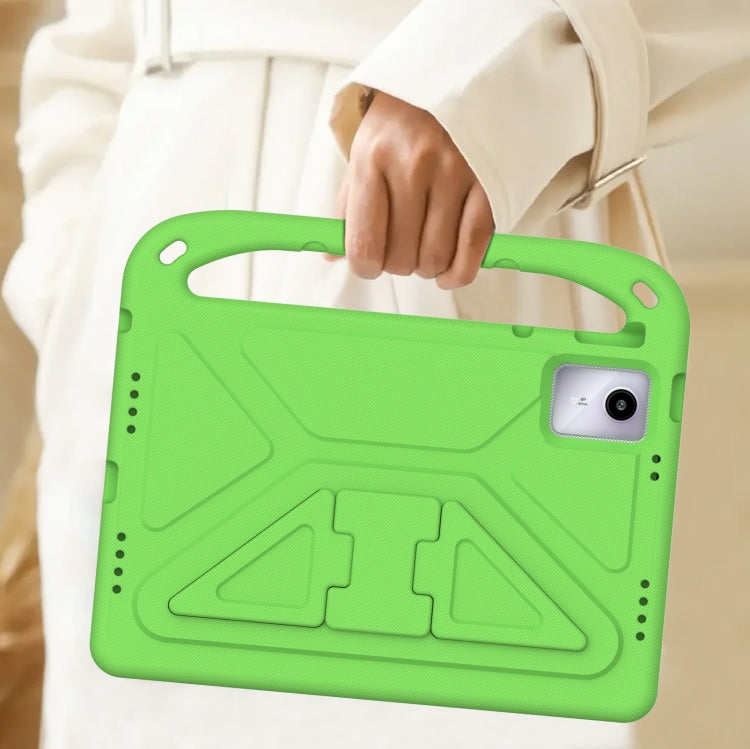 For iPad Pro 13 2024 Handle EVA Shockproof Tablet Case with Holder(Green) - iPad Pro 13 2024 Cases by PMC TechLife | Online Shopping South Africa | PMC TechLife | Buy Now Pay Later Mobicred