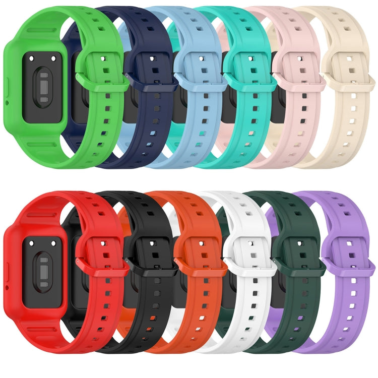 For  Huawei Band 8 Two Color Frame Integrated Silicone Watch Band(Light Pink) - free shipping - PMc TechLife - Order now!