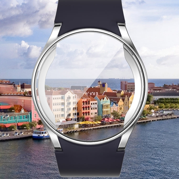 For Samsun Galaxy Watch 7 40mm Full Coverage TPU Electroplated Watch Protective Case(Rose Gold) - Watch Cases by PMC Jewellery | Online Shopping South Africa | PMC Jewellery | Buy Now Pay Later Mobicred