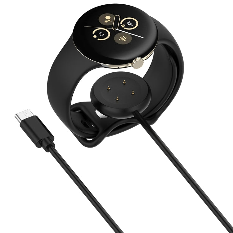 For Fitbit Ace LTE USB-C / Type-C Interface Smart Watch Magnetic Charging Cable(Black) - free shipping - PMC TechLife - Order now!