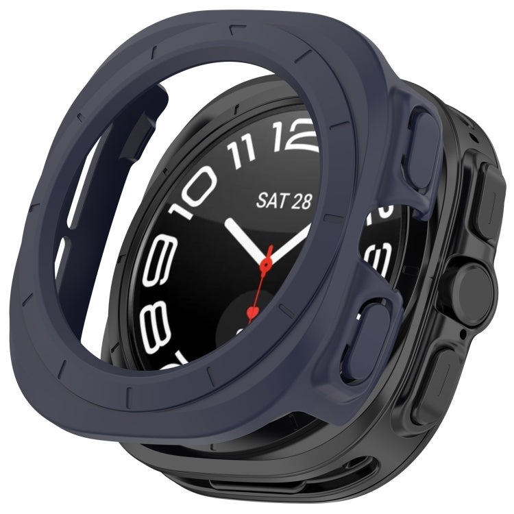 For Samsung Galaxy Watch Ultra 47mm Half Coverage Hollowed PC Watch Protective Case(Dark Blue) - free shipping - PMC Jewellery - Order now!
