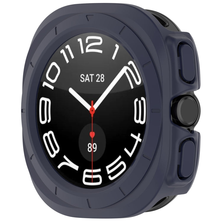 For Samsung Galaxy Watch Ultra 47mm Half Coverage Hollowed PC Watch Protective Case(Dark Blue) - free shipping - PMC Jewellery - Order now!