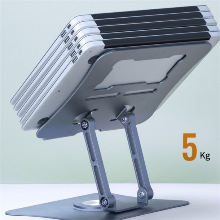 G69 Heat Dissipation Rotatable Notebook Desktop Stand Aluminum Alloy Foldable Laptop Bracket(Black) - Laptop Stand by PMC Jewellery | Online Shopping South Africa | PMC Jewellery | Buy Now Pay Later Mobicred