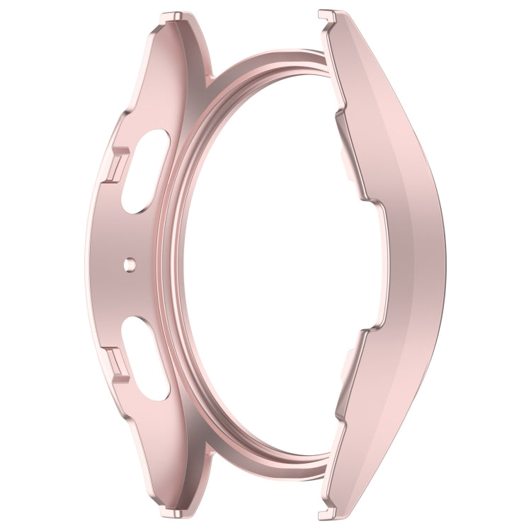 For Sansung Galaxy Watch 7 40mm Half Pack Hollow PC Watch Protective Case(Rose Pink) - Watch Cases by PMC TechLife | Online Shopping South Africa | PMC TechLife | Buy Now Pay Later Mobicred