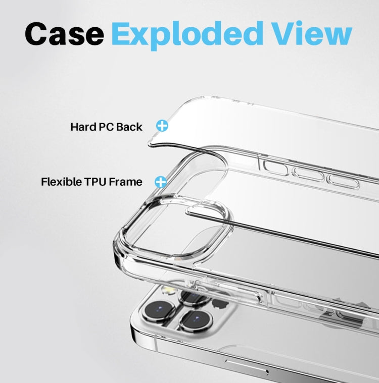 For iPhone 16 Pro NORTHJO 5 in 1 Clear Phone Case with 2pcs Screen Film + 2pcs Camera Lens Film - iPhone 16 Pro Cases by NORTHJO | Online Shopping South Africa | PMC Jewellery | Buy Now Pay Later Mobicred