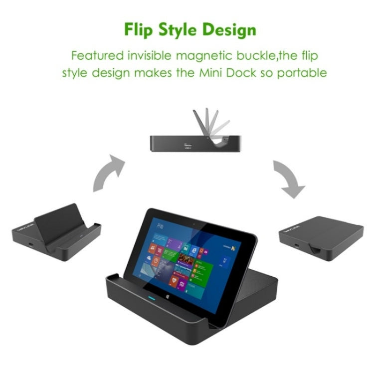 WAVLINK UHP3D01G Gigabit Ethernet USB 3.0 Multi-Function HUB 4K HD Docking Station(EU Plug) - free shipping - PMC Jewellery - Order now!
