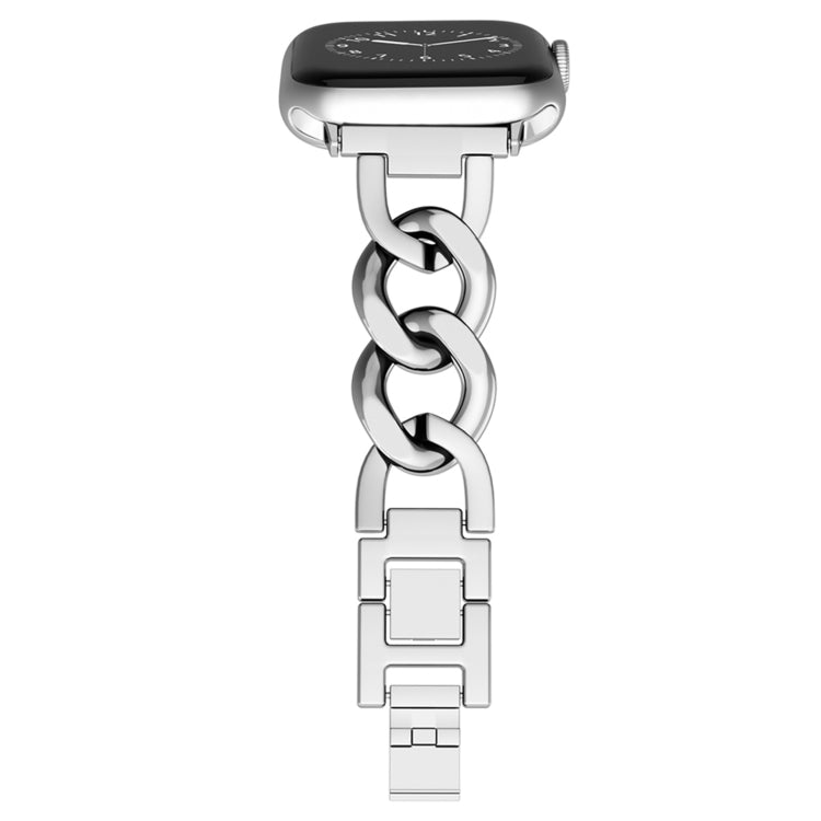 For Apple Watch Series 3 42mm Quick-Release Metal Chain Watch Band(Silver) - free shipping - PMC TechLife - Order now!