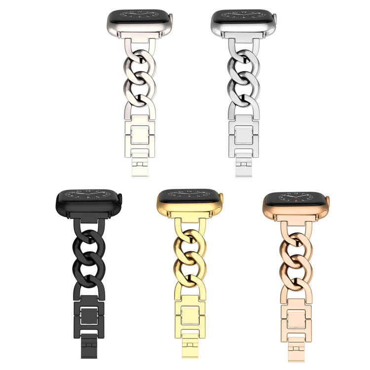 For Apple Watch Series 5 40mm Quick-Release Metal Chain Watch Band(Gold) - free shipping - PMC TechLife - Order now!