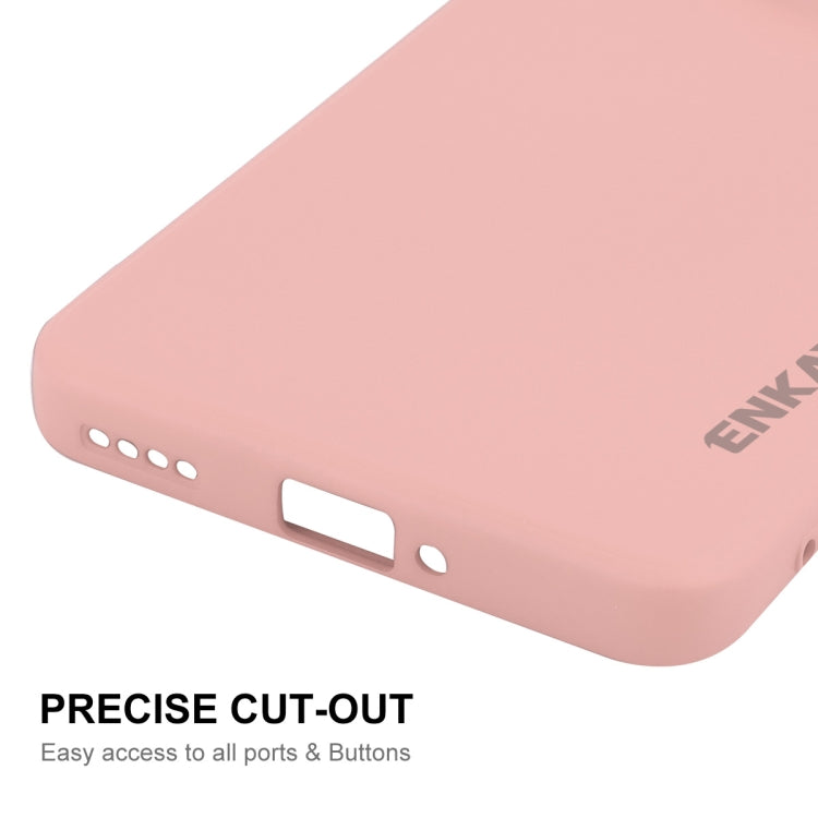 For Realme 12 Pro+ ENKAY Liquid Silicone Soft Shockproof Phone Case(Beige) - Realme Cases by ENKAY | Online Shopping South Africa | PMC Jewellery | Buy Now Pay Later Mobicred