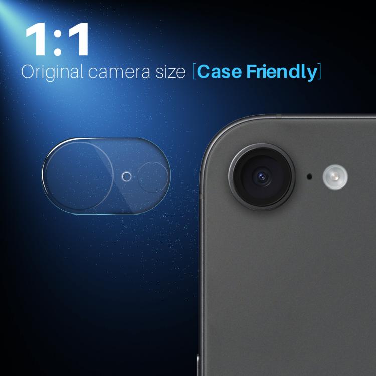 For iPhone 16e NORTHJO Camera Lens Protector 3D HD Tempered Glass Film(Clear) - iPhone 16e Tempered Glass by NORTHJO | Online Shopping South Africa | PMC TechLife | Buy Now Pay Later Mobicred
