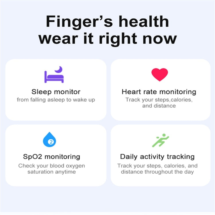 R03 SIZE 7 Smart Ring, Support Heart Rate / Blood Oxygen / Sleep / Multiple Sports Modes(Black) - Smart Rings / Smart Telephones by PMC TechLife | Online Shopping South Africa | PMC TechLife | Buy Now Pay Later Mobicred