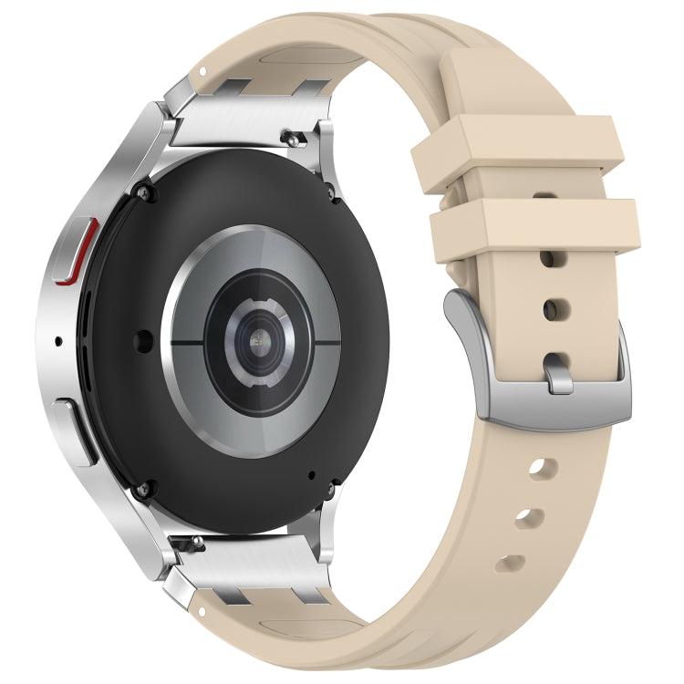 For Samsung Galaxy Watch Active 2 20mm Quick Release Silver Buckle Royal Silicone Watch Band(Starlight) - free shipping - PMC TechLife - Order now!